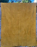 Authentic African Handmade Bogolan Mud cloth - Mustard - Afrilege