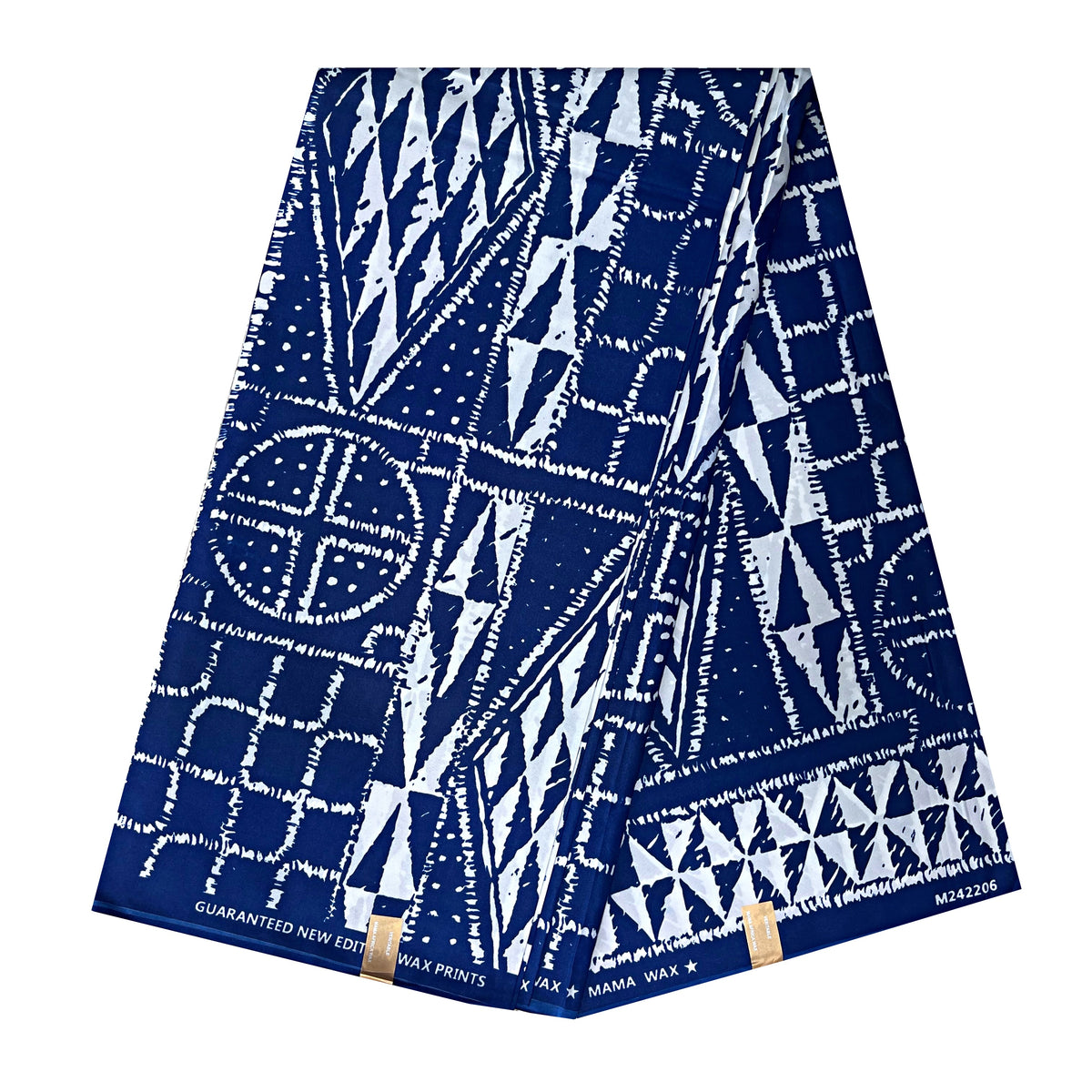 navyblueafricanprintwaxfabric_