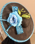 Ndop African Print Wide-Brim Church Hat