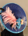 Ndop African Print Wide-Brim Church Hat