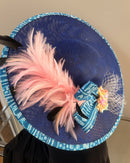 Ndop African Print Wide-Brim Church Hat