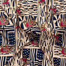 Bana Satin Silk Atoghu Bamileke African Print Fabric