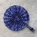 Bamileke Atoghu Print African Handheld Foldable Fan - Afrilege