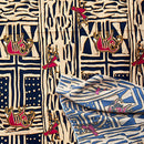 Bana Satin Silk Atoghu Bamileke African Print Fabric