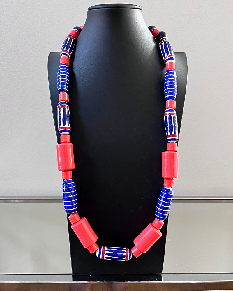 Cameroonian Nigerian Mix Traditional Beads Necklace - Afrilege