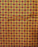 African Wax Print Fabric ( Ankara) - Orange / Red - Afrilege