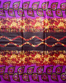 African Wax Print Tie Dye Fabric ( Ankara) - Pink / Orange - Afrilege