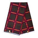 African Wax Print Fabric ( Ankara) - Red / Orange - Afrilege