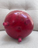 Red Hand-carved African Gourd Calabash - Afrilege