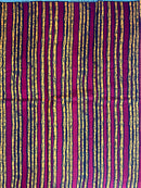 African Wax Print Fabric ( Ankara) - Red / Orange - Afrilege