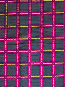 African Wax Print Fabric ( Ankara) - Red / Orange - Afrilege