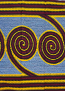 African Wax Print Fabric by The Yard - Red / Orange - Afrilege