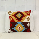 Rug Style Embroidered Textured Pillow Cover - Afrilege