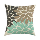 Floral Spring Summer Stencil Decorative Throw Pillow Covers - Afrilege