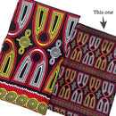 Toghu Bamenda Buea traditional pattern Satin African Print Fabric