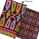 Toghu Bamenda Buea traditional pattern Satin African Print Fabric