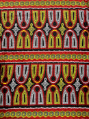 Toghu Bamenda Buea traditional pattern Satin African Print Fabric