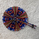 Bamenda Toghu Print African Handheld Foldable Fan - Afrilege