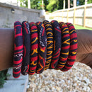 Toghu Bamenda African Print Small Bangle Bracelets - Afrilege