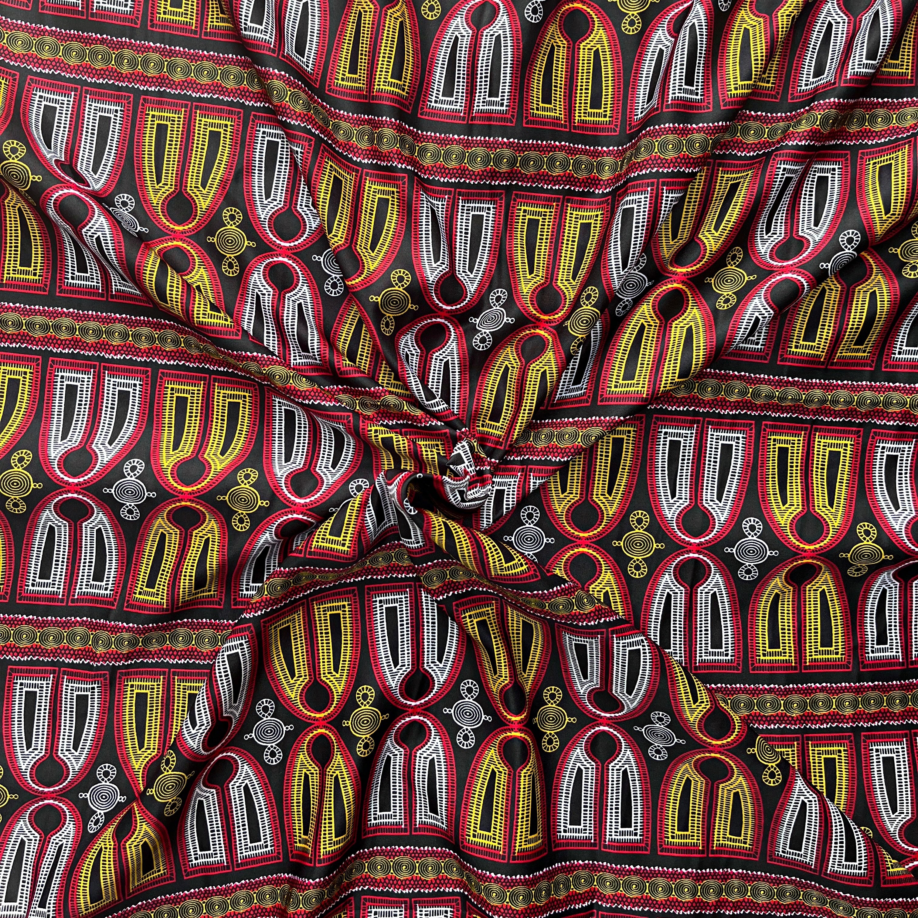 Toghu Bamenda Buea traditional pattern Satin African Print Fabric– Afrilege