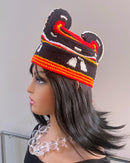 Handwoven Toghu Bamenda Hat – Traditional Cameroonian Crown