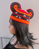 Handwoven Toghu Bamenda Hat – Traditional Cameroonian Crown