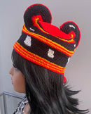 Handwoven Toghu Bamenda Hat – Traditional Cameroonian Crown