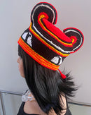 Handwoven Toghu Bamenda Hat – Traditional Cameroonian Crown