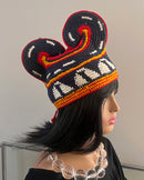 Handwoven Toghu Bamenda Hat – Traditional Cameroonian Crown