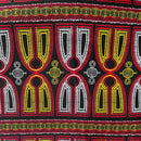 Toghu Bamenda Buea traditional pattern Satin African Print Fabric - Afrilege