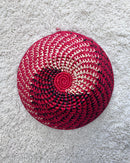 Uganda hand woven Baskets 12" - Red / Black - Afrilege