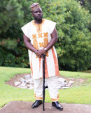 Ebony Wood Carved Walking stick / cane - Afrilege