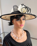 Straw Church Sun Hat - Tan / Beige