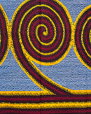 African Wax Print Fabric by The Yard - Red / Orange - Afrilege