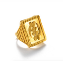 Gye Nyame Adinkra Ring - Afrilege
