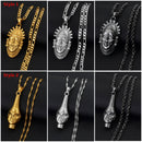 Benin Empire Mask Pendant necklace - Afrilege