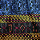 Toghu Atoghu Satin Silk Bamileke Bamenda print fabric - Afrilege