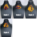 Chike African print drop earrings - Afrilege