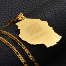 Tanzania Map Pendant Necklace - Afrilege