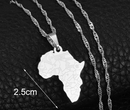 Africa Map Necklace - Afrilege