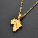 Africa map Pendant necklace - Afrilege