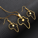 Africa map Pendant Set - Afrilege