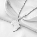 Africa map Pendant necklace - Afrilege