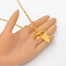 Africa map Pendant necklace - Afrilege