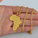 Africa map Pendant necklace - Afrilege