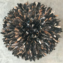 31" Dark natural feathers Authentic Bamileke Juju Hat - Afrilege