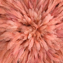 30" Peach Authentic Bamileke Juju Hat - Afrilege