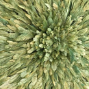 30" Olive Green Authentic Bamileke Juju Hat - Afrilege