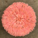 30" Peach Authentic Bamileke Juju Hat - Afrilege