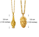 Benin Empire Mask Pendant necklace - Afrilege
